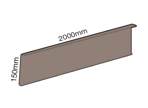 Kreisbogenförmiger, mit farbigem Stein beschichteter Metalldachziegel